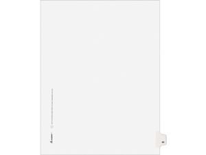 Avery 01049 Avery-Style Legal Side Tab Divider, Title: 49, Letter, White, 25/Pack