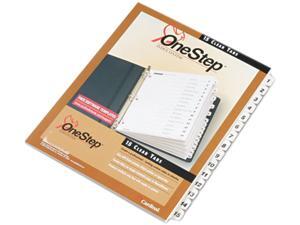 Cardinal 61513 Traditional OneStep Index System, 15-Tab, 1-15, Letter, White, 15/Set Cardinal 61513 Traditional OneStep Index System, 15-Tab, 1-15, Letter, White, 15/Set