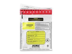 MMF Industries 2362010N06 Tamper-Evident Deposit/Cash Bags, Plastic, 9 x 12, White, 100 Bags/Box MMF Industries 2362010N06 Tamper-Evident Deposit/Cash Bags, Plastic, 9 x 12, White, 100 Bags/Box