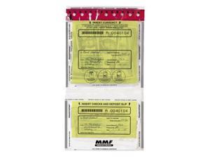 MMF Industries 2362500N20 Tamper-Evident Twin Deposit Bags, 9 1/2 x 17 1/2, 100/Box, Clear MMF Industries 2362500N20 Tamper-Evident Twin Deposit Bags, 9 1/2 x 17 1/2, 100/Box, Clear