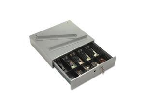 PM Company 04964 Steel Cash Drawer w/ Alarm Bell & 10 Compartments, Key Lock, Stone Gray PM Company 04964 Steel Cash Drawer w/ Alarm Bell & 10 Compartments, Key Lock, Stone Gray