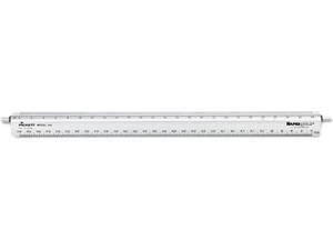 Chartpak 240 Adjustable Triangular Scale Aluminum Engineers Ruler, 12", Silver Chartpak 240 Adjustable Triangular Scale Aluminum Engineers Ruler, 12", Silver