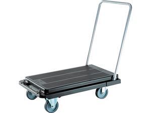 Deflect-o CRT5500-04 Heavy-Duty Platform Cart, 500lb Capacity, 20-9/10w x 32-5/8d x 9h, Black Deflect-o CRT5500-04 Heavy-Duty Platform Cart, 500lb Capacity, 20-9/10w x 32-5/8d x 9h, Black