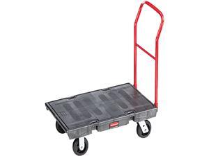 Rubbermaid Heavy-Duty Platform Truck Cart, 1000lb Capacity, 24 x 48 Platform, Black Rubbermaid Heavy-Duty Platform Truck Cart, 1000lb Capacity, 24 x 48 Platform, Black