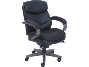 La-Z-Boy 48963A Woodbury Mid-Back Executive Chair, Black La-Z-Boy 48963A Woodbury Mid-Back Executive Chair, Black