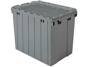 Akro-Mils 39170GREY Attached Lid Storage Container Akro-Mils 39170GREY Attached Lid Storage Container