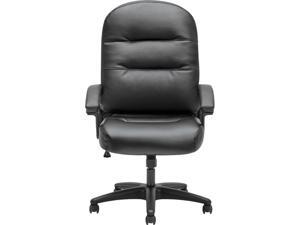 HON H2095.H.PWST11.T Pillow-Soft 2090 Series Executive High-Back Swivel/Tilt Chair, Supports up to 250 lbs., Black Seat/Black Back, Black Base HON H2095.H.PWST11.T Pillow-Soft 2090 Series Executive High-Back Swivel/Tilt Chair, Supports up to 250 lbs., Black Seat/Black Back, Black Base