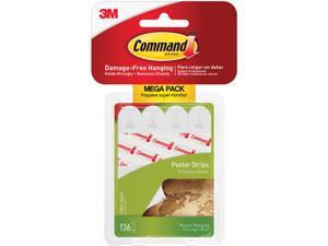 Command 17024136ES Removable Adhesive Poster Strips Command 17024136ES Removable Adhesive Poster Strips
