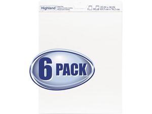 3M 540-6PK Easel Pad, 25" x 30", White, 6/pack 3M 540-6PK Easel Pad, 25" x 30", White, 6/pack