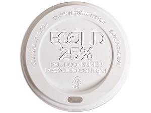 Eco-Products EP-HL16-WR EcoLid 25% Post-Consumer Recycled Content Lid for 10-20oz Hot Cup - 1000/Carton Eco-Products EP-HL16-WR EcoLid 25% Post-Consumer Recycled Content Lid for 10-20oz Hot Cup - 1000/Carton