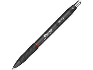 Sharpie 2096158 S-Gel Retractable Gel Pen, Medium 0.7 mm, Red Ink, Black Barrel, Dozen Sharpie 2096158 S-Gel Retractable Gel Pen, Medium 0.7 mm, Red Ink, Black Barrel, Dozen