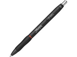 Sharpie 2096166 S-Gel Retractable Gel Pen, Fine 0.5 mm, Red Ink, Black Barrel, Dozen Sharpie 2096166 S-Gel Retractable Gel Pen, Fine 0.5 mm, Red Ink, Black Barrel, Dozen