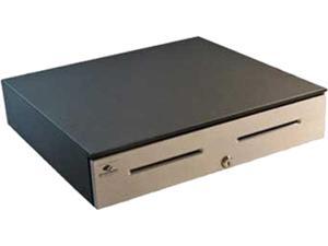 APG Series 4000 Heavy Duty Cash Drawer, 18” x 16”, Dual Media Slots, Multipro 24V, Coin Roll Storage Till, Requires Cable, Stainless Steel Front, Black - JD320-BL1816-C APG Series 4000 Heavy Duty Cash Drawer, 18” x 16”, Dual Media Slots, Multipro 24V, Coin Roll Storage Till, Requires Cable, Stainless Steel Front, Black - JD320-BL1816-C