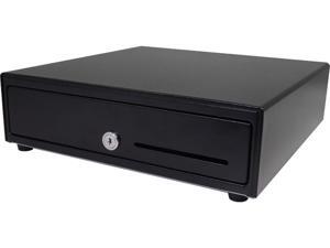 APG Vasario Series Standard Duty Cash Drawer, 13” x 13”, Single Media Slot, Multipro 24V, Fixed 4x4 Till (US Currency), Painted Front, Black, Requires Cable - VB320-BL1313-B27 APG Vasario Series Standard Duty Cash Drawer, 13” x 13”, Single Media Slot, Multipro 24V, Fixed 4x4 Till (US Currency), Painted Front, Black, Requires Cable - VB320-BL1313-B27