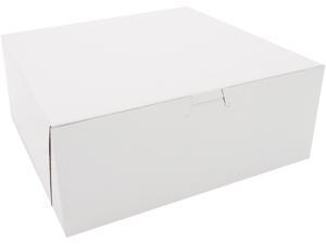 SOUTHERN CHAMPION TRAY SCH 0973 Bakery Boxes, White, Kraft, 10" x 10" x 4", 100/Carton SOUTHERN CHAMPION TRAY SCH 0973 Bakery Boxes, White, Kraft, 10" x 10" x 4", 100/Carton