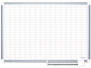 Mastervision CR1230830 Grid Platinum Plus Dry Erase Board Mastervision CR1230830 Grid Platinum Plus Dry Erase Board