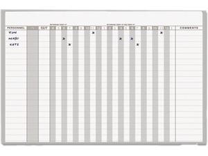 Mastervision GA01110830 In-Out Magnetic Dry Erase Board Mastervision GA01110830 In-Out Magnetic Dry Erase Board