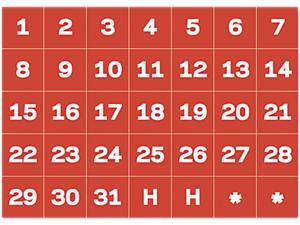 MasterVision
Calendar Magnetic Tape, Calendar Dates, Red/White, 1" x 1" MasterVision
Calendar Magnetic Tape, Calendar Dates, Red/White, 1" x 1"