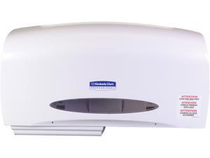 Scott KCC 09609 Essential Coreless Twin Jumbo Roll Tissue Dispenser, 20 1/10 x 5 9/10 x 10 9/10 Scott KCC 09609 Essential Coreless Twin Jumbo Roll Tissue Dispenser, 20 1/10 x 5 9/10 x 10 9/10