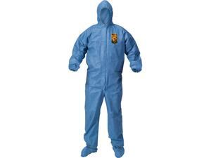 KleenGuard KCC 45094 A60 Blood and Chemical Splash Protection Coveralls, X-Large, Blue, 24/Carton KleenGuard KCC 45094 A60 Blood and Chemical Splash Protection Coveralls, X-Large, Blue, 24/Carton