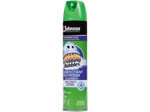 Diversey 313358EA Scrubbing Bubbles Disinfectant Restroom Cleaner, Clean Fresh Scent, 25 oz Aerosol Can Diversey 313358EA Scrubbing Bubbles Disinfectant Restroom Cleaner, Clean Fresh Scent, 25 oz Aerosol Can
