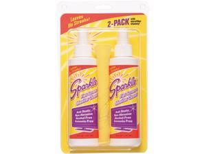 Sparkle 50128EA Flat Screen & Monitor Cleaner, Pleasant Scent, 8 oz Bottle, 2/Pack