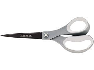 Fiskars 154130-1001 Non-Stick Titanium Softgrip Scissors, 8" Length, 3 1/10" Cut Fiskars 154130-1001 Non-Stick Titanium Softgrip Scissors, 8" Length, 3 1/10" Cut