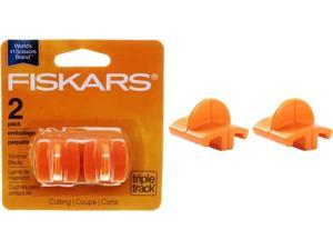 Fiskars 196870-1001 Replacement Steel Blade Carriage for 12" Portable Trimmer, 2/Pack Fiskars 196870-1001 Replacement Steel Blade Carriage for 12" Portable Trimmer, 2/Pack