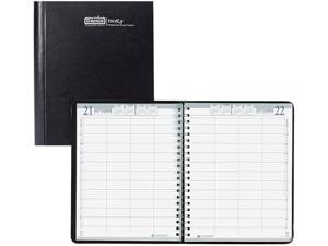 House of Doolittle 282-92 Daily Group Planner 4-Person Black Hard Cover 8.5" x 11"