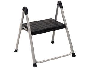 Cosco 11014PBL1E Folding Step Stool 1Step 200 lbs 990 Working Height PlatinumBlack
