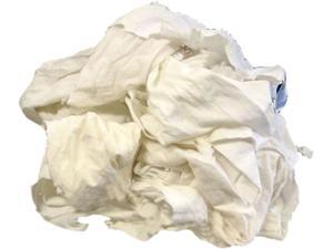 HOSPECO 340-25 Reclaimed White T-shirt Rags HOSPECO 340-25 Reclaimed White T-shirt Rags