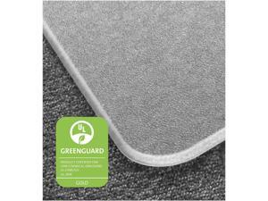 Floortex ECM121345ER Cleartex MegaMat Heavy-Duty Polycarbonate Mat for Hard Floor / All Carpet, 46" x 53", Clear Floortex ECM121345ER Cleartex MegaMat Heavy-Duty Polycarbonate Mat for Hard Floor / All Carpet, 46" x 53", Clear