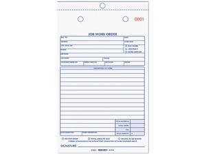 Rediform 4L456 Job Work Order Book, 5 1/2 x 8 1/2, Two Part Carbonless, 50 / book Rediform 4L456 Job Work Order Book, 5 1/2 x 8 1/2, Two Part Carbonless, 50 / book