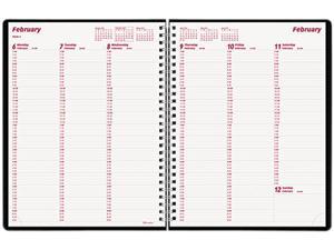 Rediform CB950V.BLK Brownline DuraFlex Weekly Planner Rediform CB950V.BLK Brownline DuraFlex Weekly Planner