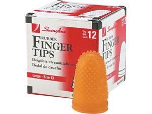 Swingline S7054033C Rubber Finger Tips, Large, #13, 12/Pk Swingline S7054033C Rubber Finger Tips, Large, #13, 12/Pk