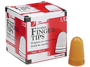 Swingline S7054031C Rubber Finger Tips, Size 11, Small, PK12 Swingline S7054031C Rubber Finger Tips, Size 11, Small, PK12