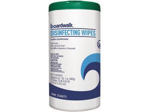 Boardwalk BWK454W75 Disinfecting Wipes, 8" x 7", Fresh Scent, 75/Canister, 6 Canisters/Carton Boardwalk BWK454W75 Disinfecting Wipes, 8" x 7", Fresh Scent, 75/Canister, 6 Canisters/Carton