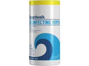 Boardwalk BWK455W35 Disinfecting Wipes, 8" x 7", Lemon Scent, 35/Canister, 12 Canisters/Carton Boardwalk BWK455W35 Disinfecting Wipes, 8" x 7", Lemon Scent, 35/Canister, 12 Canisters/Carton