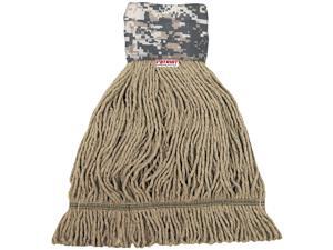 Boardwalk BWK8200M Patriot Looped End Wide Band Mop Head, Medium, Green/Brown, 12/Carton Boardwalk BWK8200M Patriot Looped End Wide Band Mop Head, Medium, Green/Brown, 12/Carton