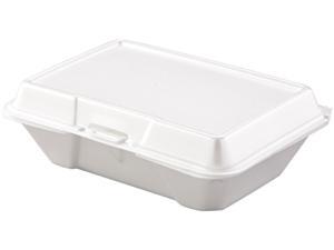 Dart 205HT1 Carryout Food Container, Foam, 1-Comp, 9 3/10 x 6 2/5 x 2 9/10, 200/Carton, 1 Carton Dart 205HT1 Carryout Food Container, Foam, 1-Comp, 9 3/10 x 6 2/5 x 2 9/10, 200/Carton, 1 Carton