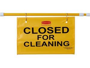 Rubbermaid Commercial FG9S1500YEL Site Safety Hanging Sign, 13.00" h x 50.00" w x 1.00" d, Yellow