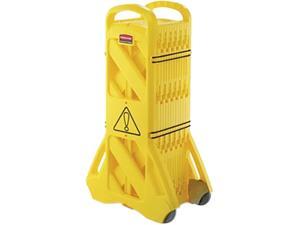 Rubbermaid Commercial FG9S1100YEL Mobile Barrier, 13 Feet, Yellow
