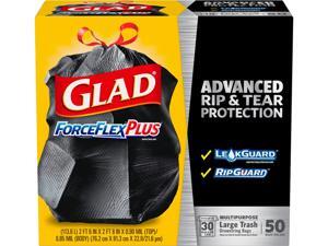 Glad 78997CT ForceFlexPlus Large Trash Drawstring Bags Glad 78997CT ForceFlexPlus Large Trash Drawstring Bags