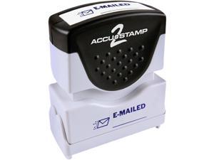 Accustamp2 035577 1 5/8 x 1/2 Blue Emailed Accustamp2 Shutter Stamp with Microban Accustamp2 035577 1 5/8 x 1/2 Blue Emailed Accustamp2 Shutter Stamp with Microban