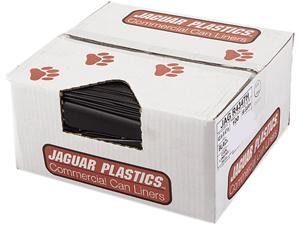 Jaguar Plastics JAG R4347H 43w x 47h, Black Repro Low-Density Can Liners Jaguar Plastics JAG R4347H 43w x 47h, Black Repro Low-Density Can Liners
