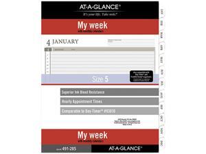 AT-A-GLANCE 49128521 2-Page-Per-Week Planner Refills, 11 x 8.5, White, 2021 AT-A-GLANCE 49128521 2-Page-Per-Week Planner Refills, 11 x 8.5, White, 2021