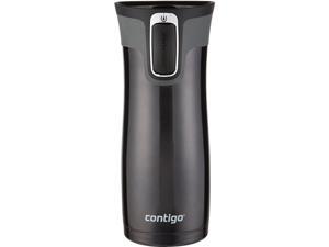 Contigo 2034153 West Loop AUTOSEAL Travel Mug, 16 oz., Black, Stainless Steel Contigo 2034153 West Loop AUTOSEAL Travel Mug, 16 oz., Black, Stainless Steel
