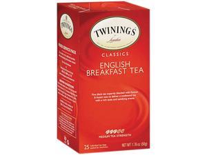 Twinings 09181 Tea Bags, English Breakfast, 1.76 oz, 25/Box Twinings 09181 Tea Bags, English Breakfast, 1.76 oz, 25/Box