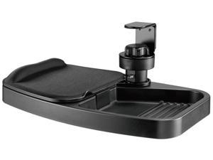 Tripp Lite DMUDSC Under-Desk Clamp-On Storage Tray with Built-In Mouse Pad and Wrist Rest