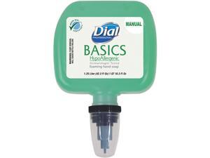 Dial 1700005052 Basics Foaming Hand Wash, Honeysuckle, 1.25L, Cassette Refill, 3 / Carton Dial 1700005052 Basics Foaming Hand Wash, Honeysuckle, 1.25L, Cassette Refill, 3 / Carton
